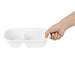 Fiesta Compostable Bagasse Oval 2-Compartment Container 900ml (100 Pack) Fiesta Compostable