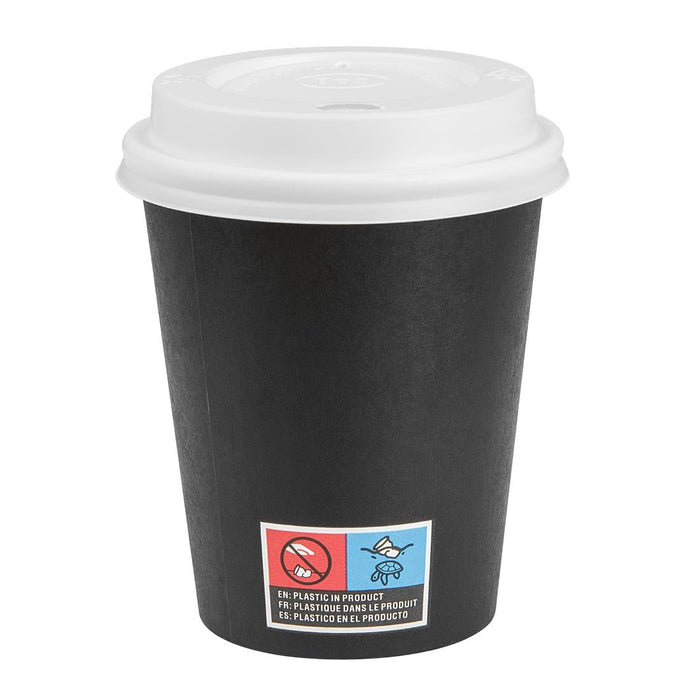 Nisbets Essentials Hot Cups and Lids Pack 8oz (350 Pack) Nisbets Essentials