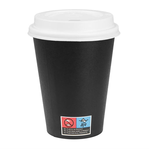 Nisbets Essentials Hot Cups and Lids Pack 12oz (300 Pack) Nisbets Essentials