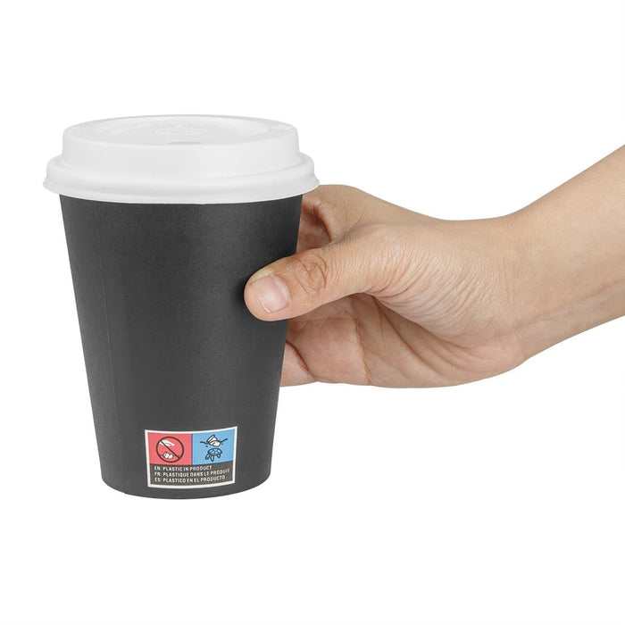 Nisbets Essentials Hot Cups and Lids Pack 12oz (300 Pack) Nisbets Essentials
