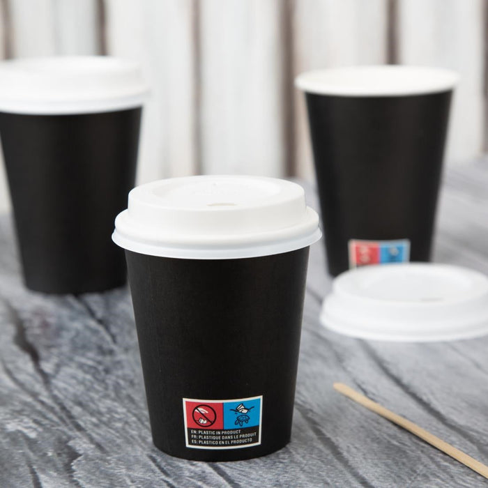 Nisbets Essentials Hot Cups and Lids Pack 12oz (300 Pack) Nisbets Essentials