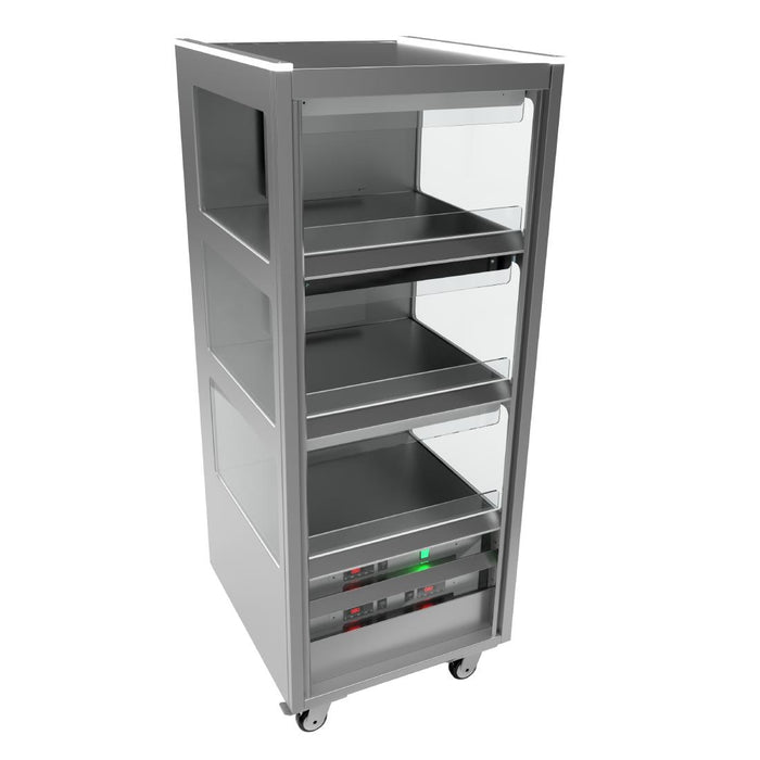 600mm. 2.25kW. 3 Heated Zonal Shelves.