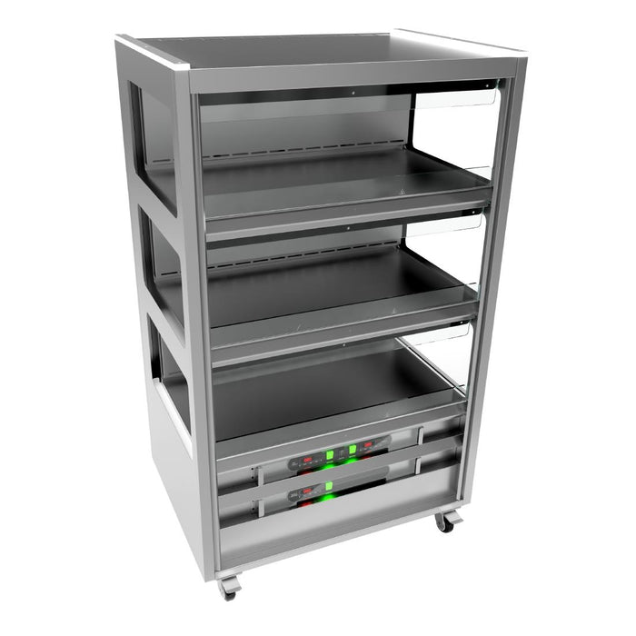 900mm. 4.5kW. 3 Heated Zonal Shelves.
