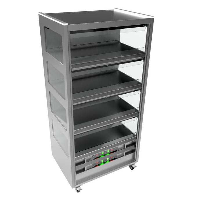900mm. 6kW. 4 Heated Zonal Shelves.