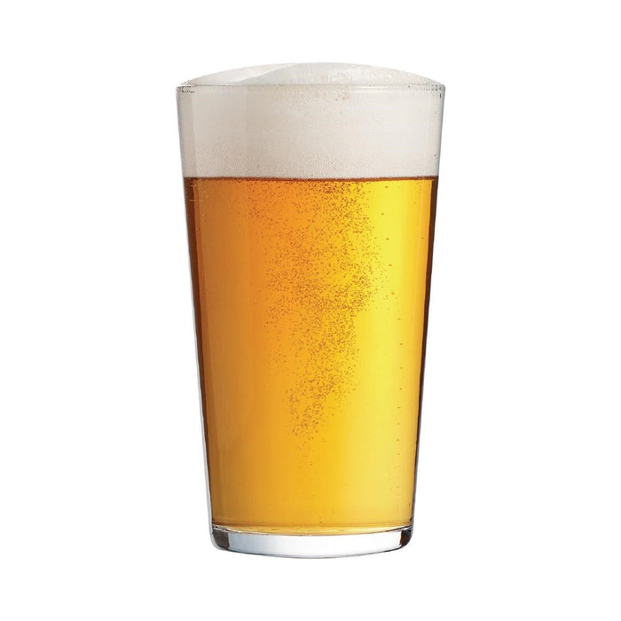Arcoroc Conical Glasses UKCA CE Marked 1 Pint/570ml (24 Pack) Arcoroc