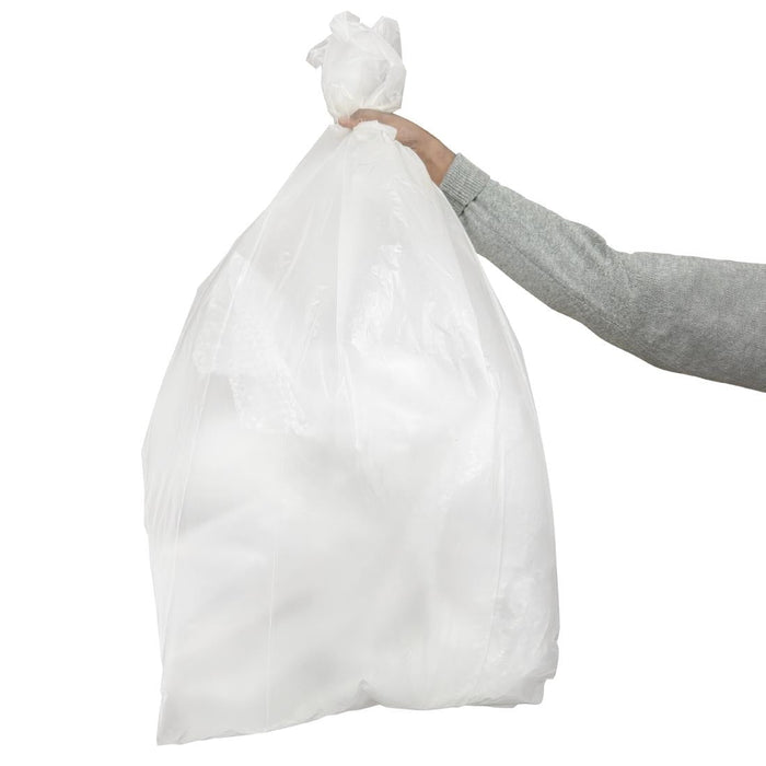 Jantex Medium Duty Bin Bags Clear 90Ltr (200 Pack) Jantex