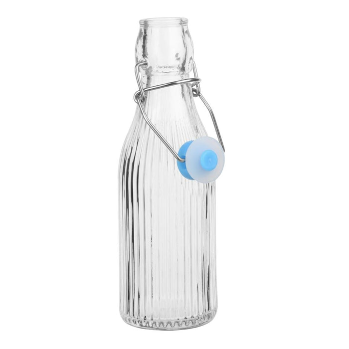 Olympia Ridged Swing Top Water Bottles 200ml (6 Pack) Olympia