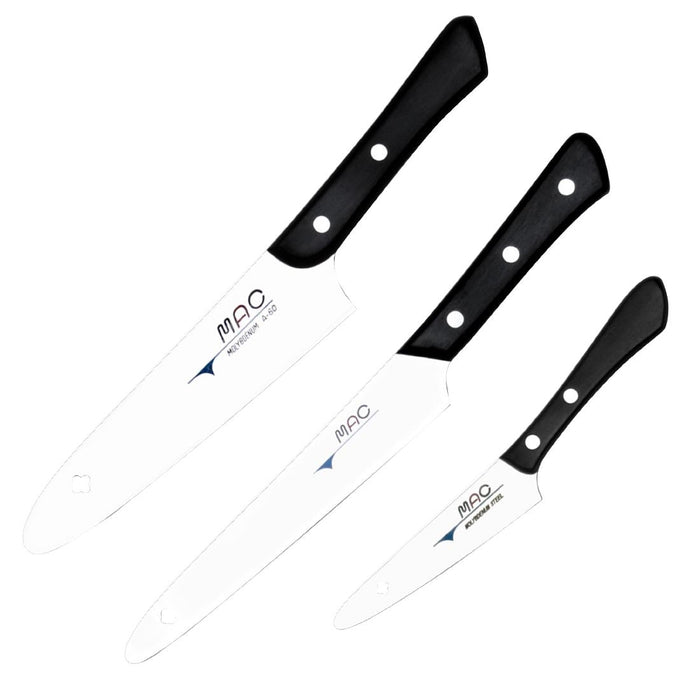 Contains: Utility 170mm, Peeling 100mm & Fillet 170mm knives