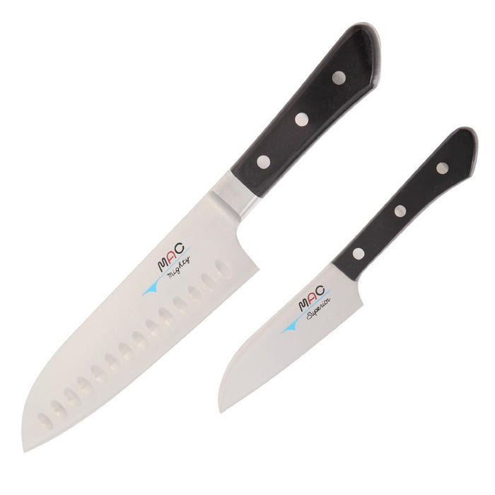 Contains Santoku with Dimple 170mm & Paring 125mm knives