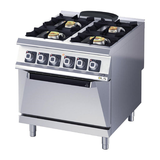 4x burners: 1x 3.5, 1x 7 , 2x 5.6 kw. GN2/1 capacity: 6kW electric oven