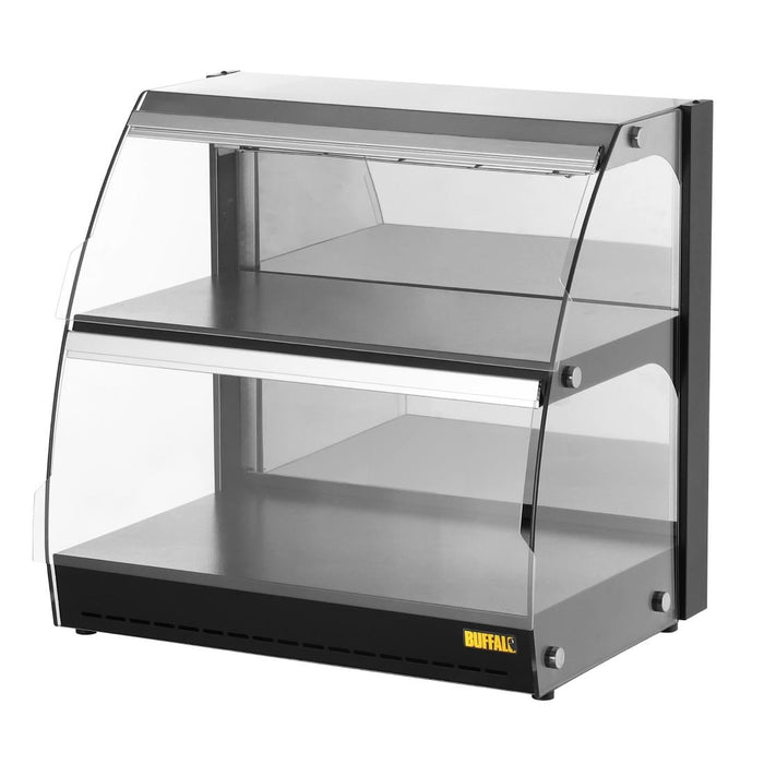 Buffalo Self-Serve Heated Display Unit with Hinged Doors Buffalo