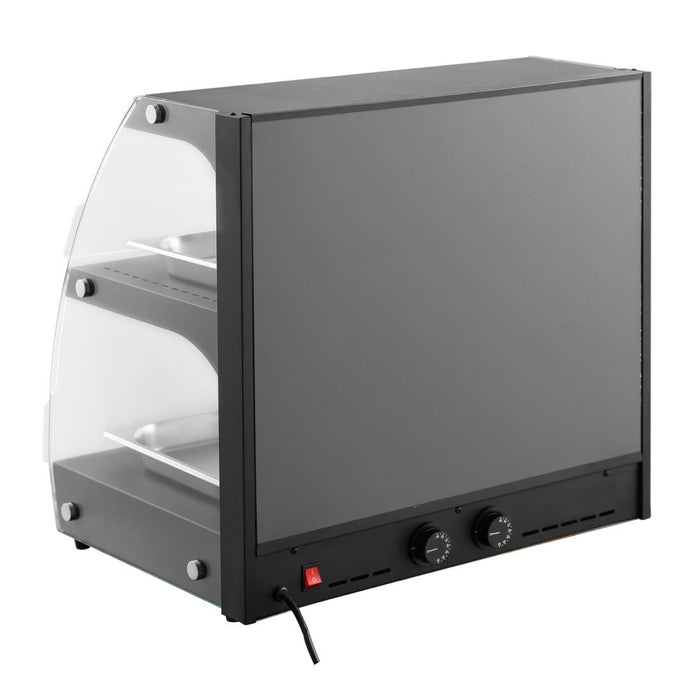 Buffalo Self-Serve Heated Display Unit with Hinged Doors Buffalo