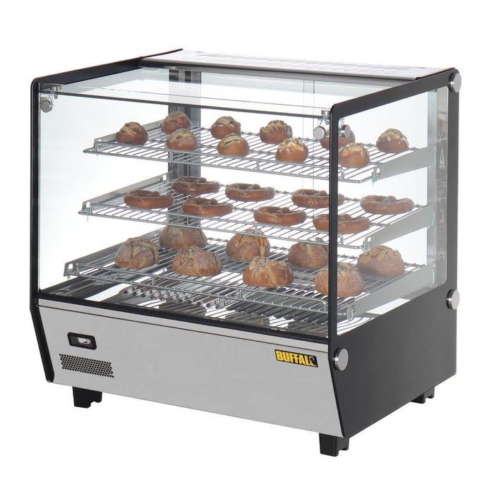 Buffalo Square Countertop Heated Display Merchandiser 120Ltr Buffalo