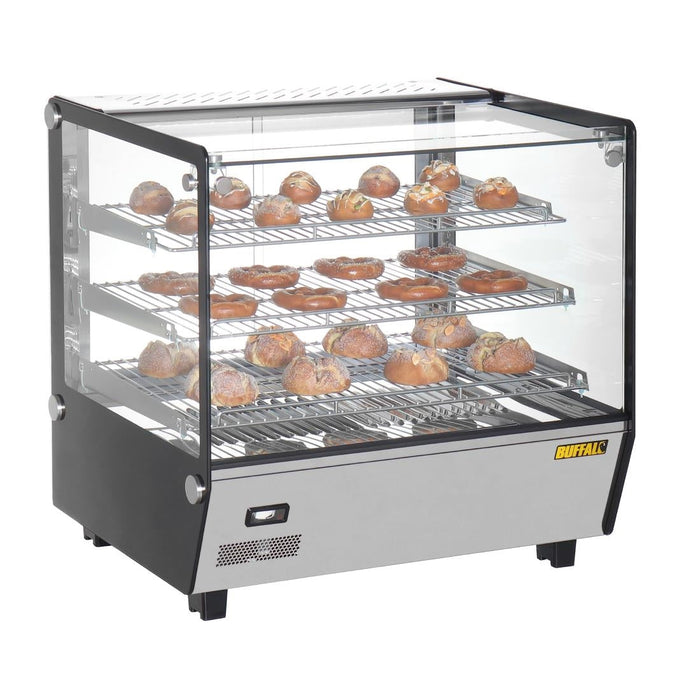 Buffalo Square Countertop Heated Display Merchandiser 120Ltr Buffalo