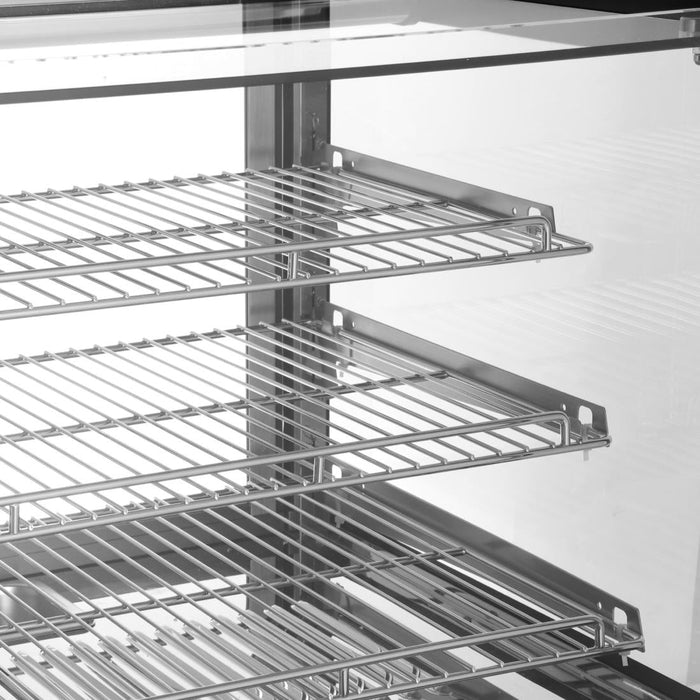 Buffalo Square Countertop Heated Display Merchandiser 120Ltr Buffalo