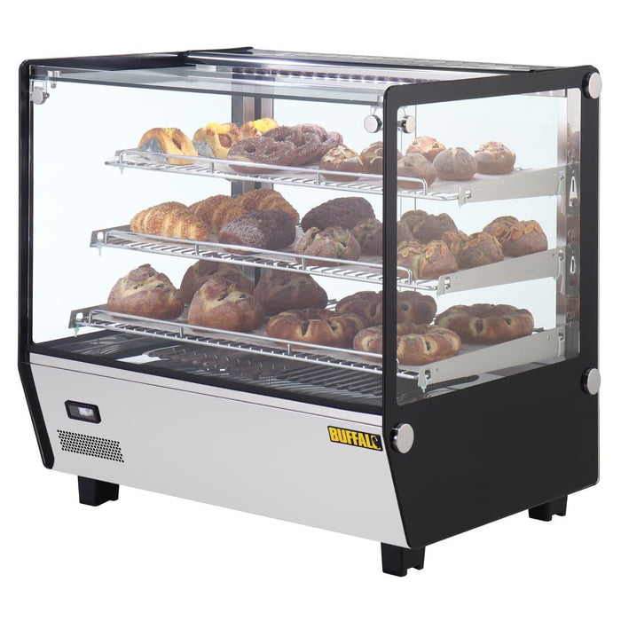 Buffalo Square Countertop Heated Display Merchandiser 120Ltr Buffalo