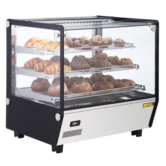 Buffalo Square Countertop Heated Display Merchandiser 120Ltr Buffalo