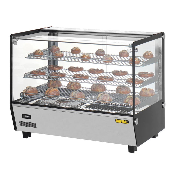 Buffalo Square Countertop Heated Display Merchandiser 160Ltr Buffalo