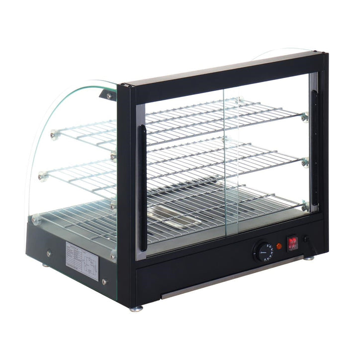 Nisbets Essentials Heated Food Display Merchandiser 82Ltr Nisbets Essentials