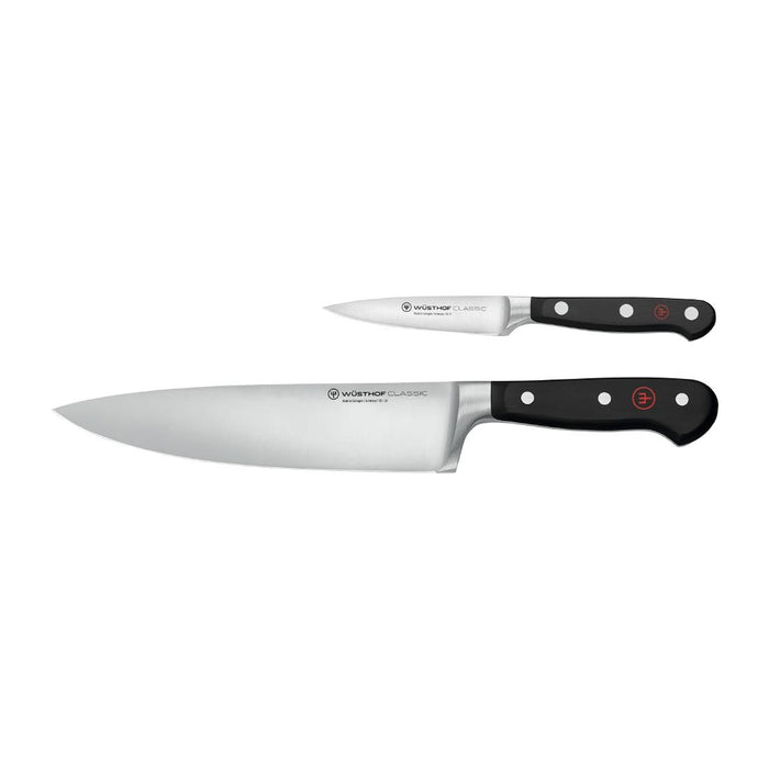 Contains: Pairing Knife & Chef Knife. Packaged Length: 380mm