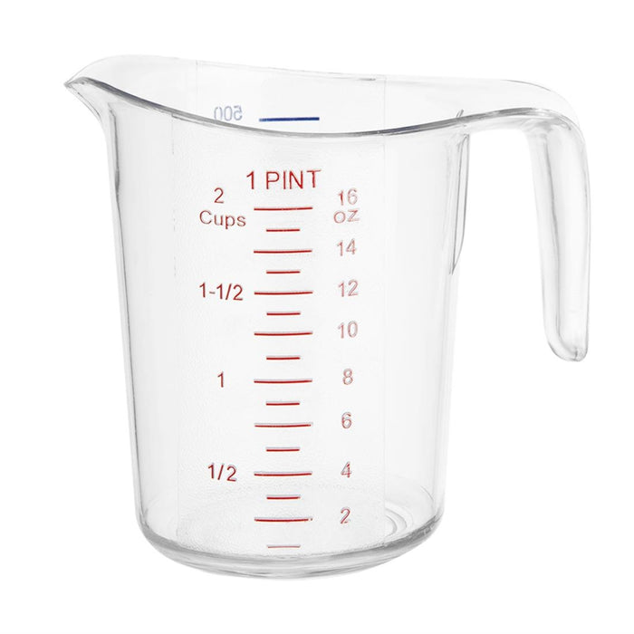 With fill gauge. Capacity: 500ml