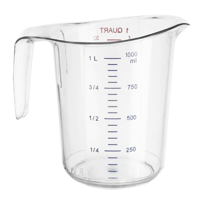 Vogue Polycarbonate Measuring Jug 1Ltr Vogue