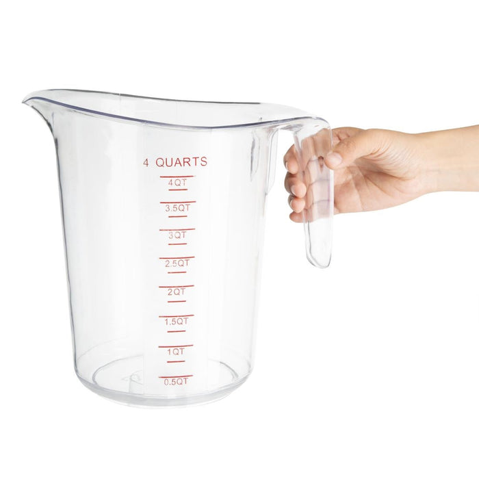 Vogue Polycarbonate Measuring Jug 4Ltr Vogue