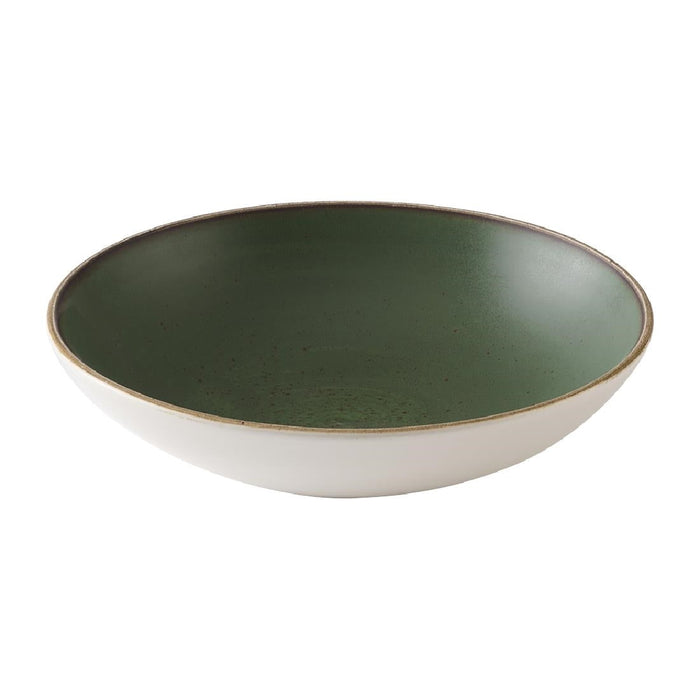 Churchill Stonecast Sorrel Green Coupe Bowls 235mm (12 Pack) Churchill Super Vitrified
