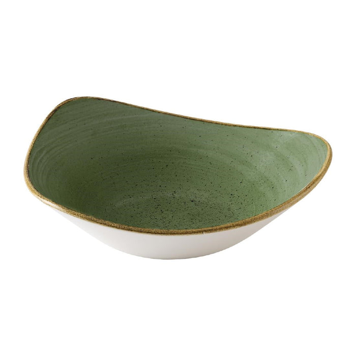 Churchill Stonecast Sorrel Green Lotus Bowls 228mm (12 Pack) Churchill Super Vitrified