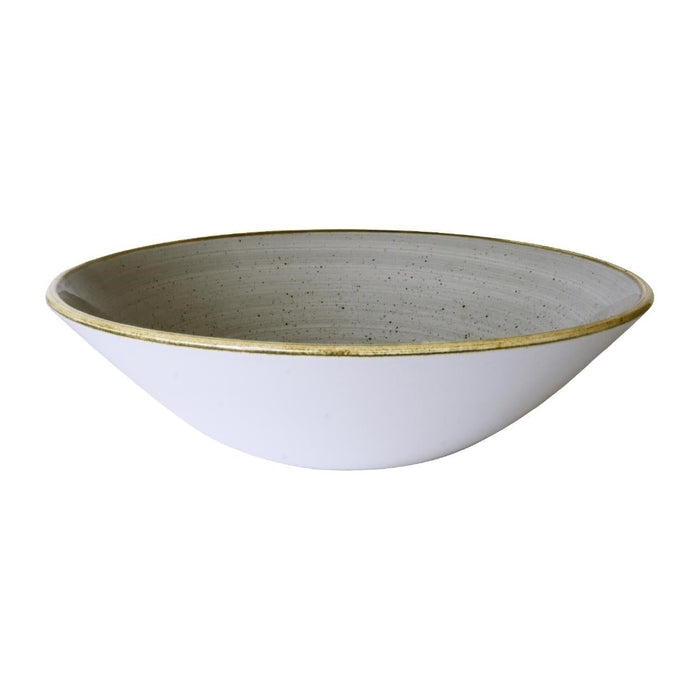 Churchill Stonecast Grey Deep Coupe Bowls 180mm (6 Pack) Churchill Super Vitrified