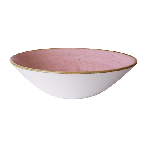 Churchill Stonecast Petal Pink Deep Coupe Bowls 205mm (6 Pack) Churchill Super Vitrified