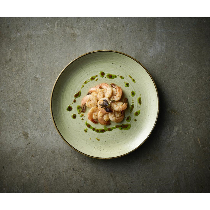 Churchill Stonecast Raw Green Evolve Coupe Plates 260mm (12 Pack) Churchill Super Vitrified