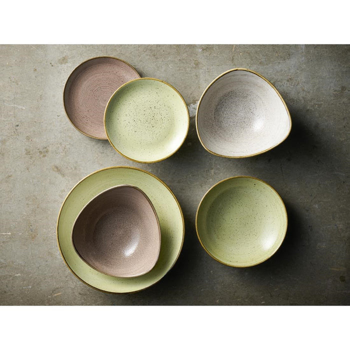 Churchill Stonecast Raw Green Evolve Coupe Plates 260mm (12 Pack) Churchill Super Vitrified