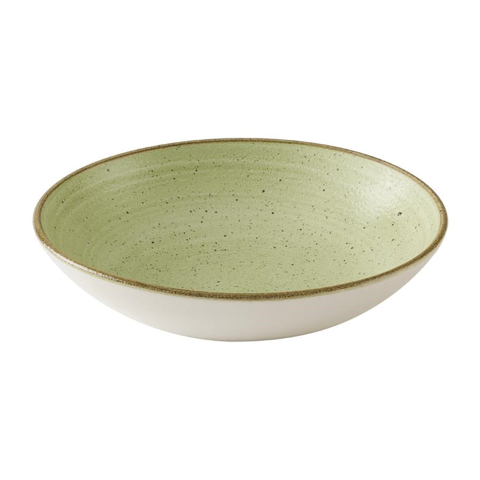 Churchill Stonecast Raw Green Coupe Bowls 184mm (12 Pack) Churchill Super Vitrified