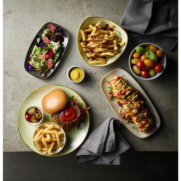 Churchill Stonecast Raw Green Evolve Coupe Plates 260mm (12 Pack) Churchill Super Vitrified