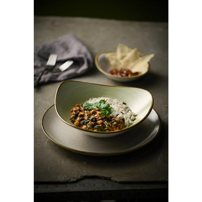Churchill Stonecast Raw Green Lotus Bowls 229mm (12 Pack) Churchill Super Vitrified