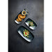 Churchill Studio Prints Astro Metallic Blue Chefs Oblong Plates 280x 152mm (12 Pack) Churchill Super Vitrified