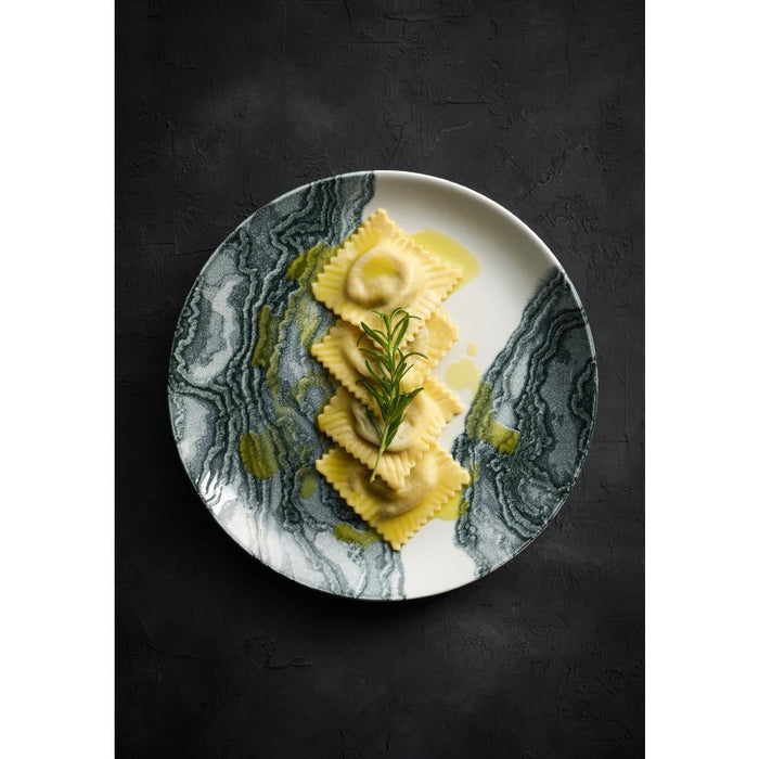 Churchill Tide Black Evolve Coupe Plates 285mm (12 Pack) Churchill Super Vitrified