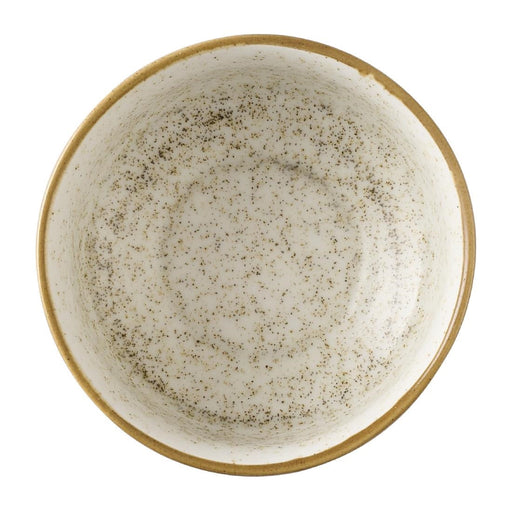 Churchill Nourish Cinnamon Brown Barley White Kochi Soup Bowls 465ml (12 Pack) Churchill Super Vitrified