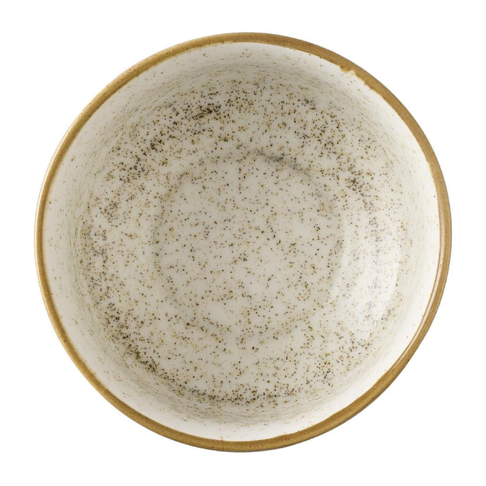 Churchill Nourish Cinnamon Brown Barley White Kochi Soup Bowls 465ml (12 Pack) Churchill Super Vitrified