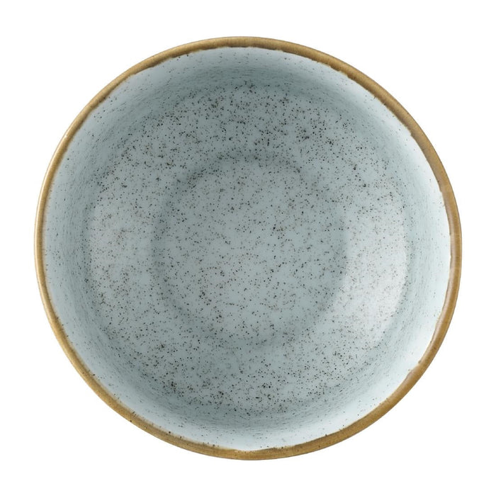 Churchill Nourish Cinnamon Brown Duck Egg Kochi Shallow Bowls 266ml (12 Pack) Churchill Super Vitrified