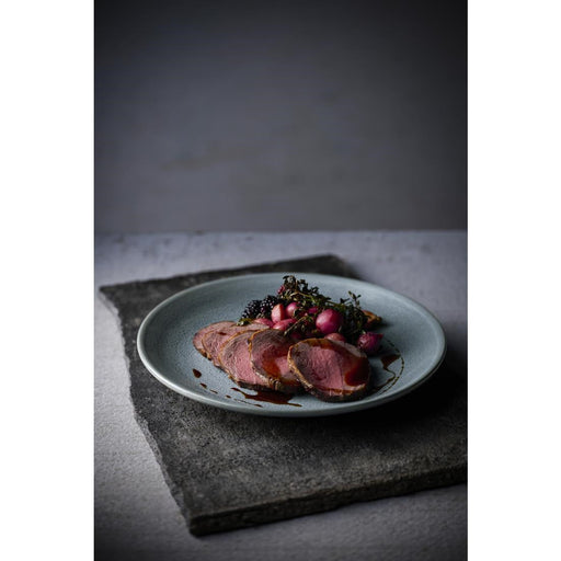 Dudson Evo Azure Coupe Plates Blue 229mm (6 Pack) Dudson