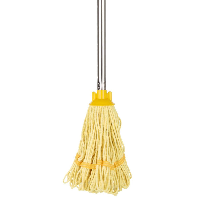 Jantex Deck Mop Head Yellow Stripe 200g Jantex