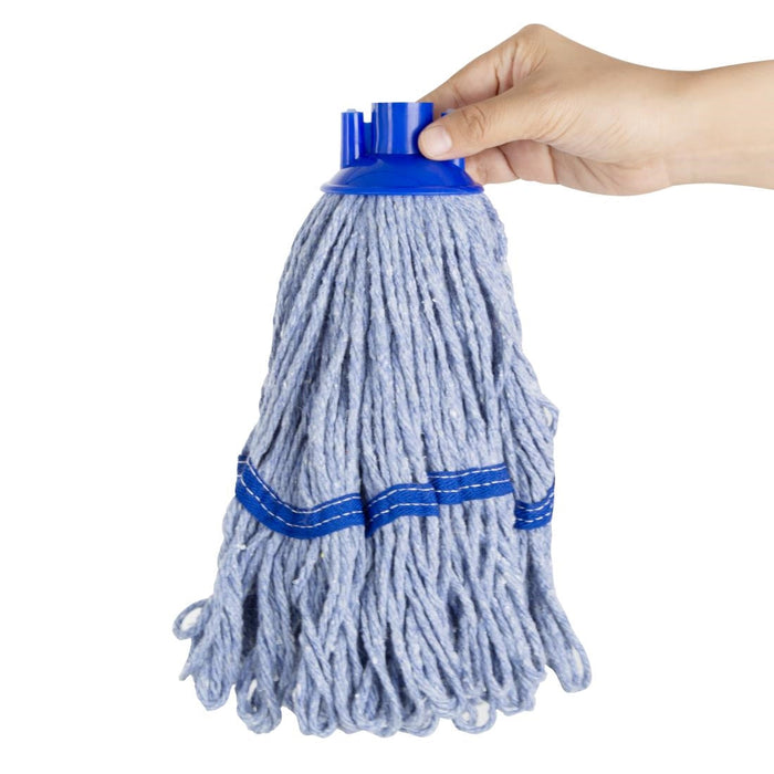 Jantex Deck Mop Head Blue Stripe 200g Jantex