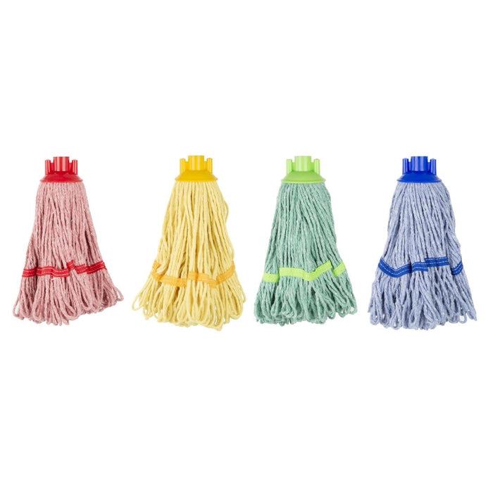 Jantex Deck Mop Head Blue Stripe 200g Jantex