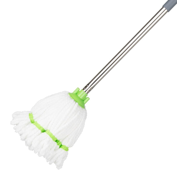 Jantex Microfibre Mop Head Green Stripe 150g Jantex