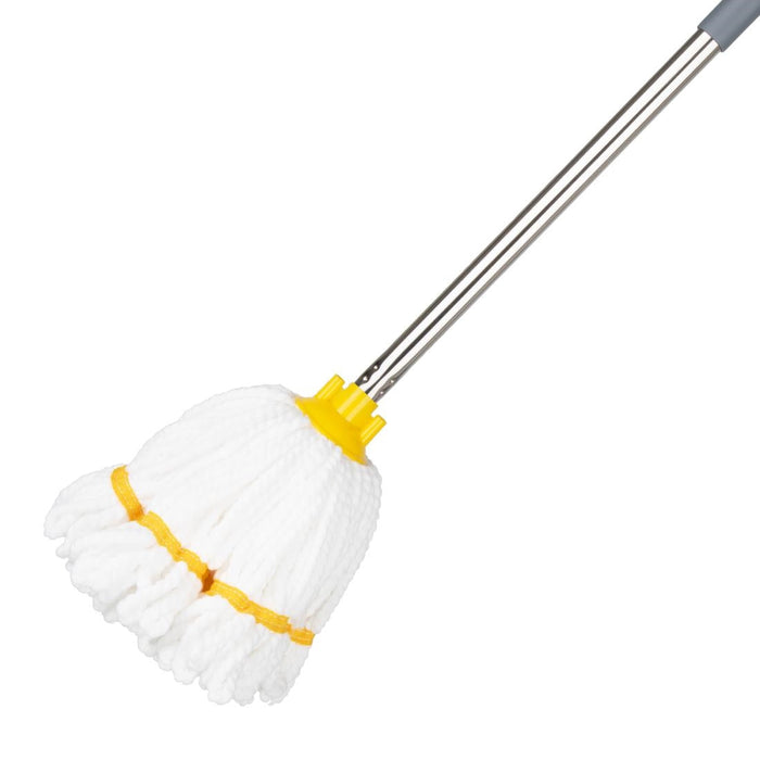 Jantex Microfibre Mop Head Yellow Stripe 150g Jantex