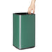 Bolero Square Waste Bin Green 10Ltr Bolero