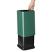 Bolero Square Waste Bin Green 10Ltr Bolero