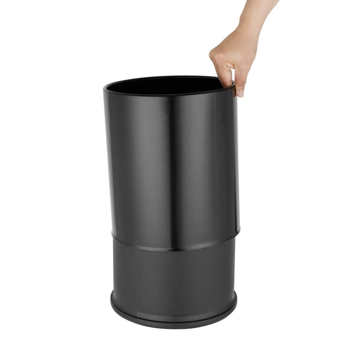Bolero 2 Compartment Hotel Bin Black Bolero